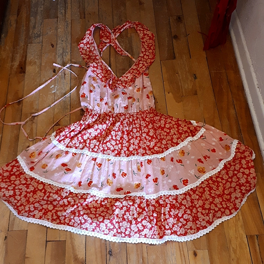 Open back dress